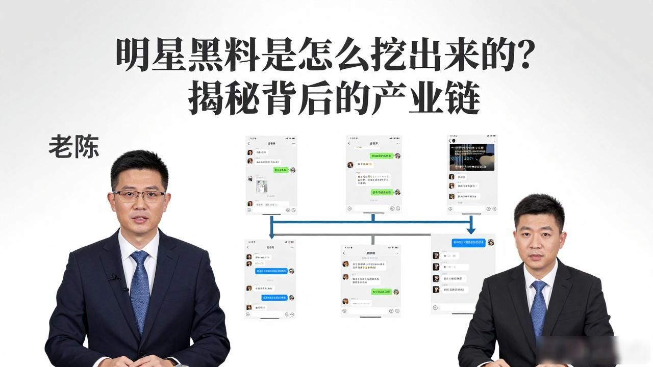明星黑料是怎么挖出来的？揭秘背后的产业链